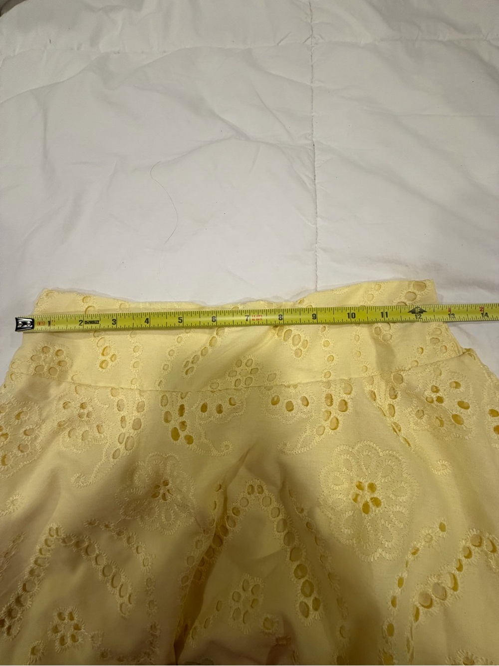 Chicwish Yellow Eyelet Maxi Skirt - Picture 5 of 9
